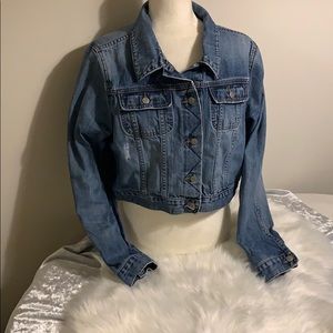 Old navy denim XL jacket cropped